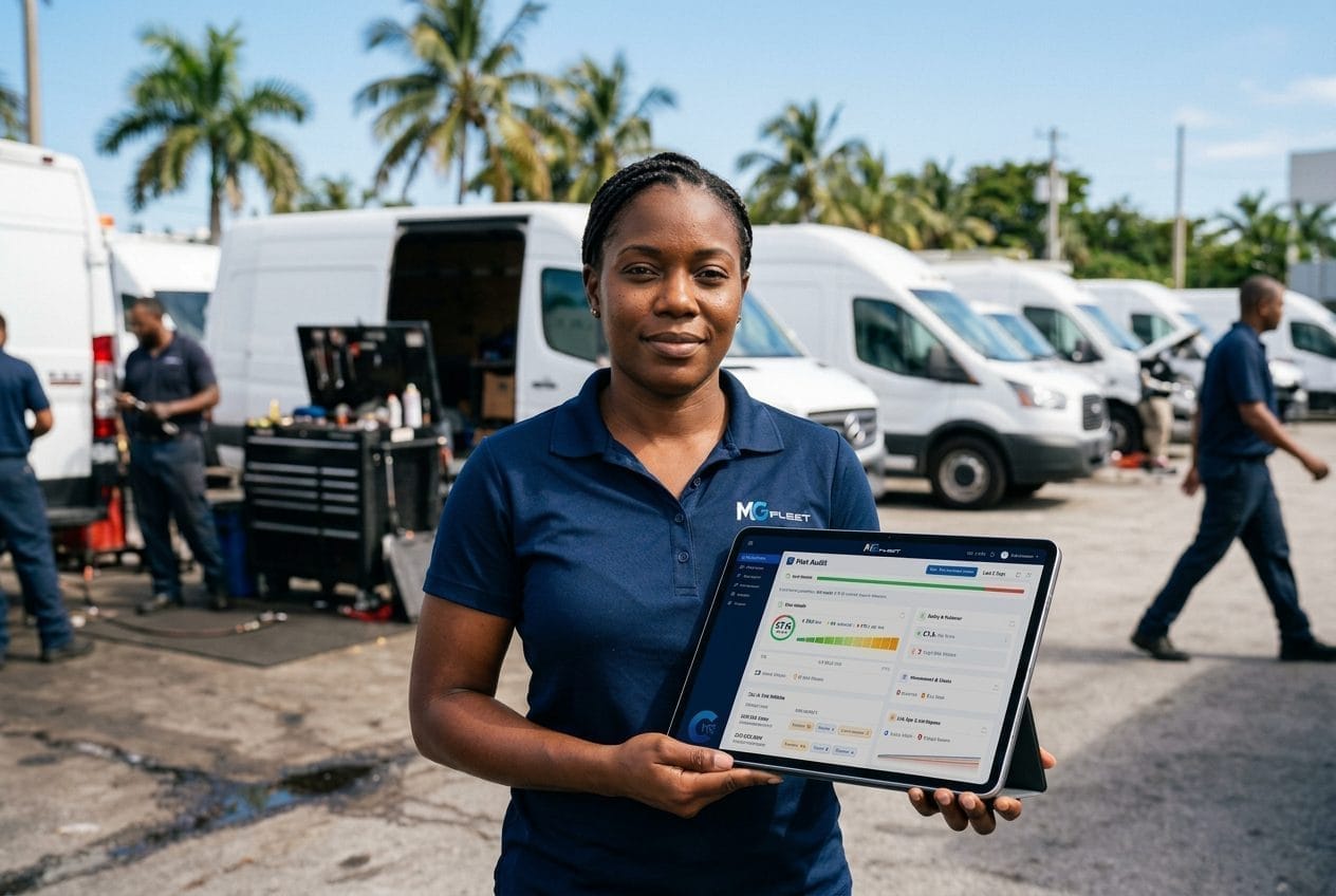 Fleet Maintenance in daily use on a Caribbean fleet